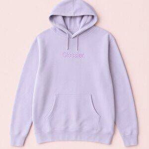 Glossier Lavender Hoodie XL | Limited Edition Pastel